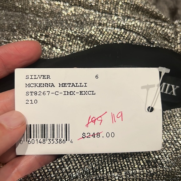 INTERMIX Mini Skirt Silver - Picture 3 of 3